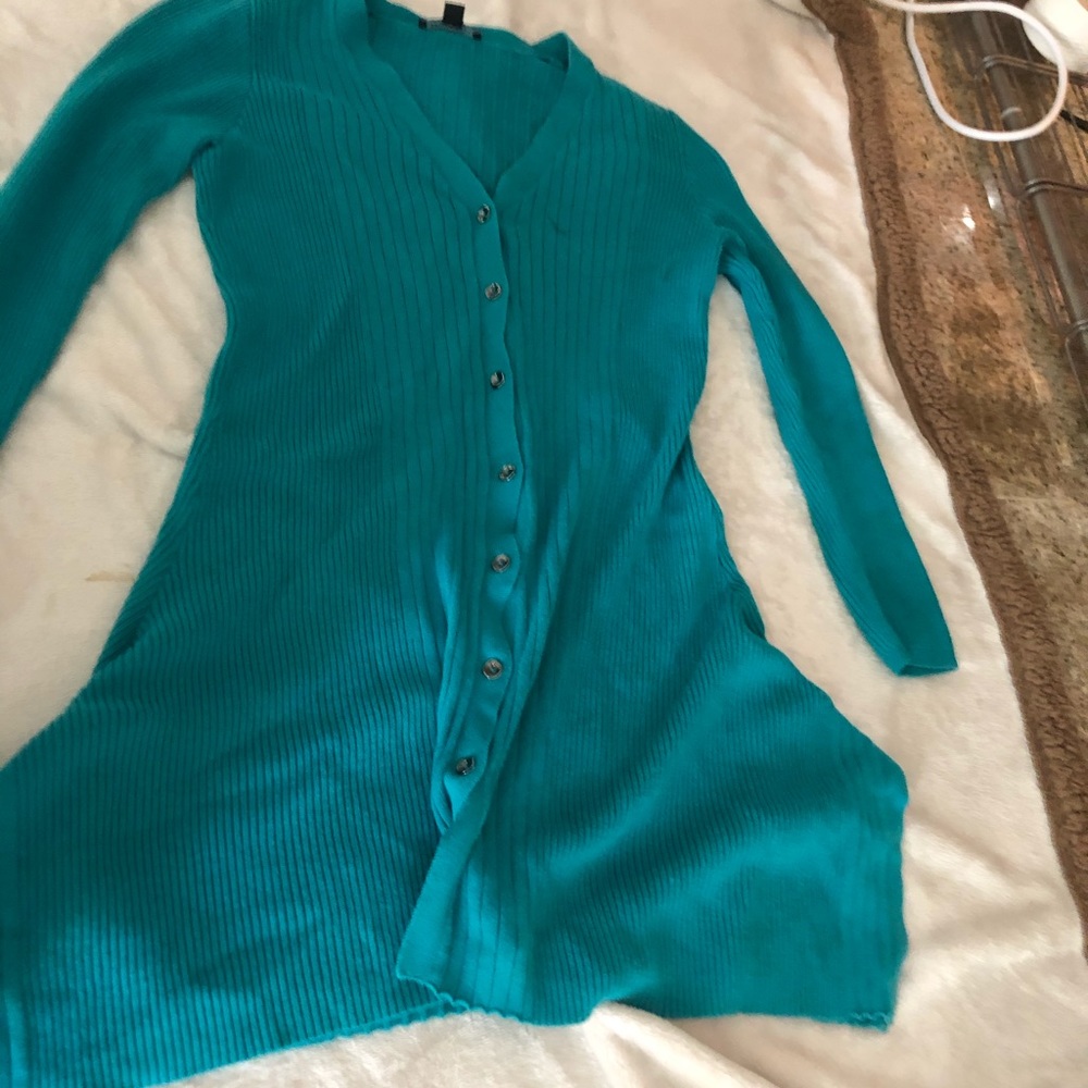Long sleeved, long tunic sweater